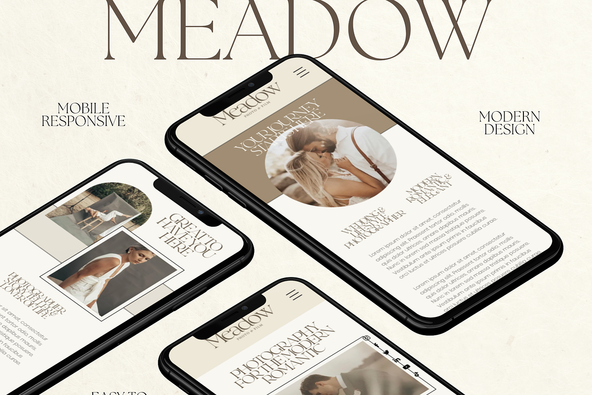 Wix Website Template Photography, a Wix Template by Branding Babe Co. (Photo 5 of 10)