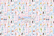 Preppy Coastal Mahjong Clipart, a Decorative Illustration by TheHappyGiftArt (Thumbnail 7 of 12)