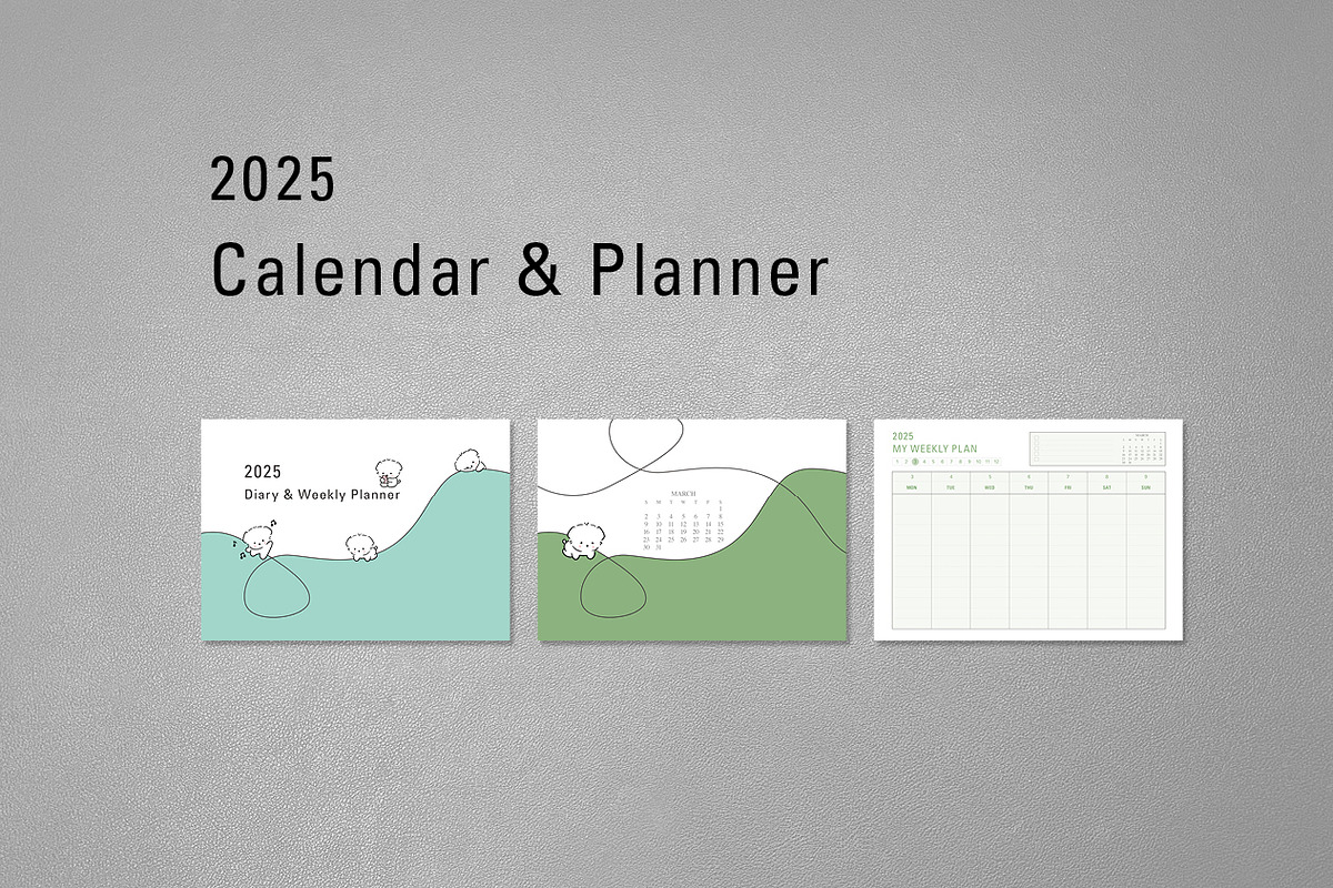 2025 Calendar & Planner, a Templates & Theme by dott (Photo 1 of 5)