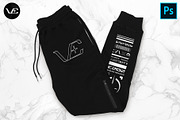 PREMIUM FLAT JOGGER MOCKUP, a Bottom Mockup by visualemporium (Thumbnail 2 of 3)