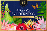 Exotic Wilderness, a Decorative Illustration by Dana Designs (Thumbnail 1 of 18)