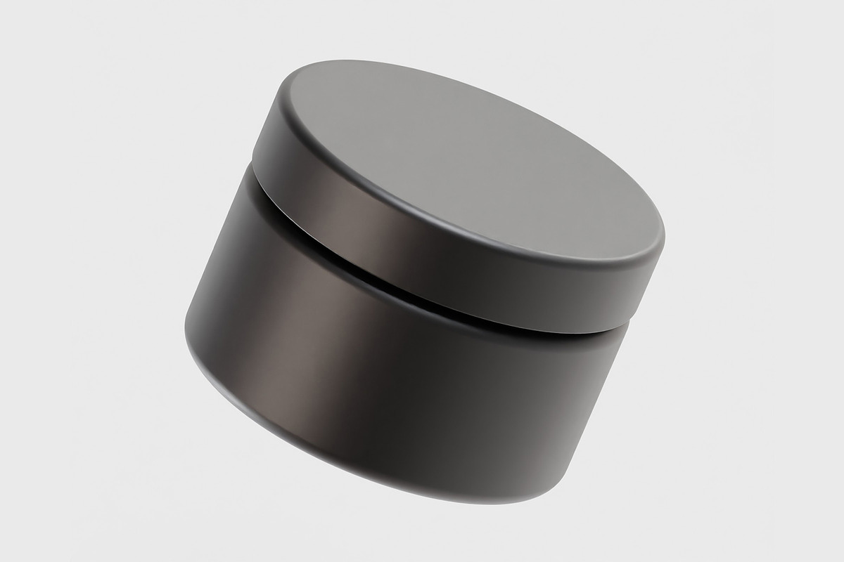 Cosmetic jar 3d model, an Object 3D Model by fahad121 (Photo 2 of 5)
