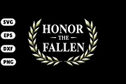 Honor the Fallen – Memorial Day SVG, an Illustration by Awieee1 (Thumbnail 1 of 4)