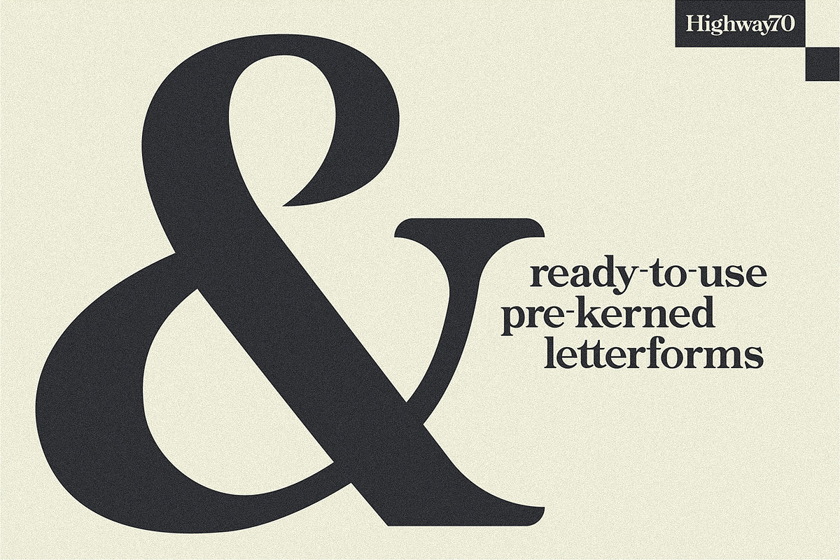 Highway 70 - Retro Serif, a Serif Font by Lateral Design (Photo 4 of 15)