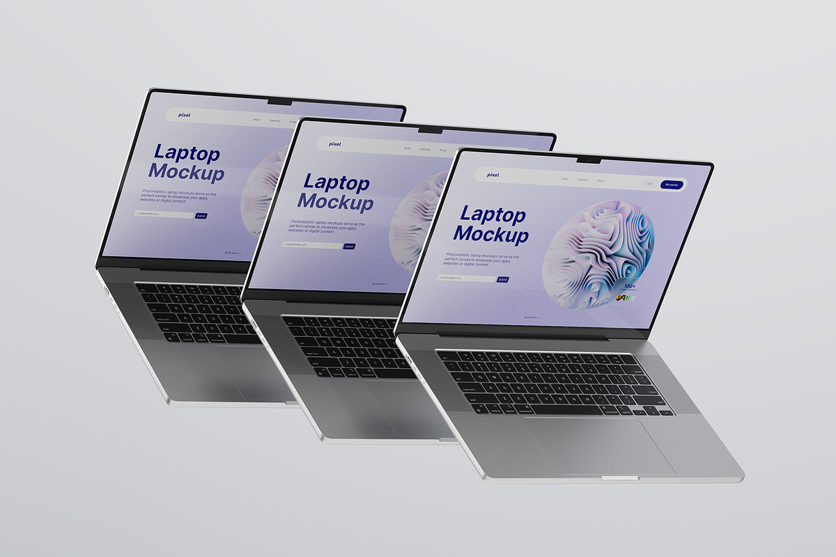 Laptop Screen Mockup, a Mac Mockup by Pixel_Vision_Store (Photo 9 of 12)