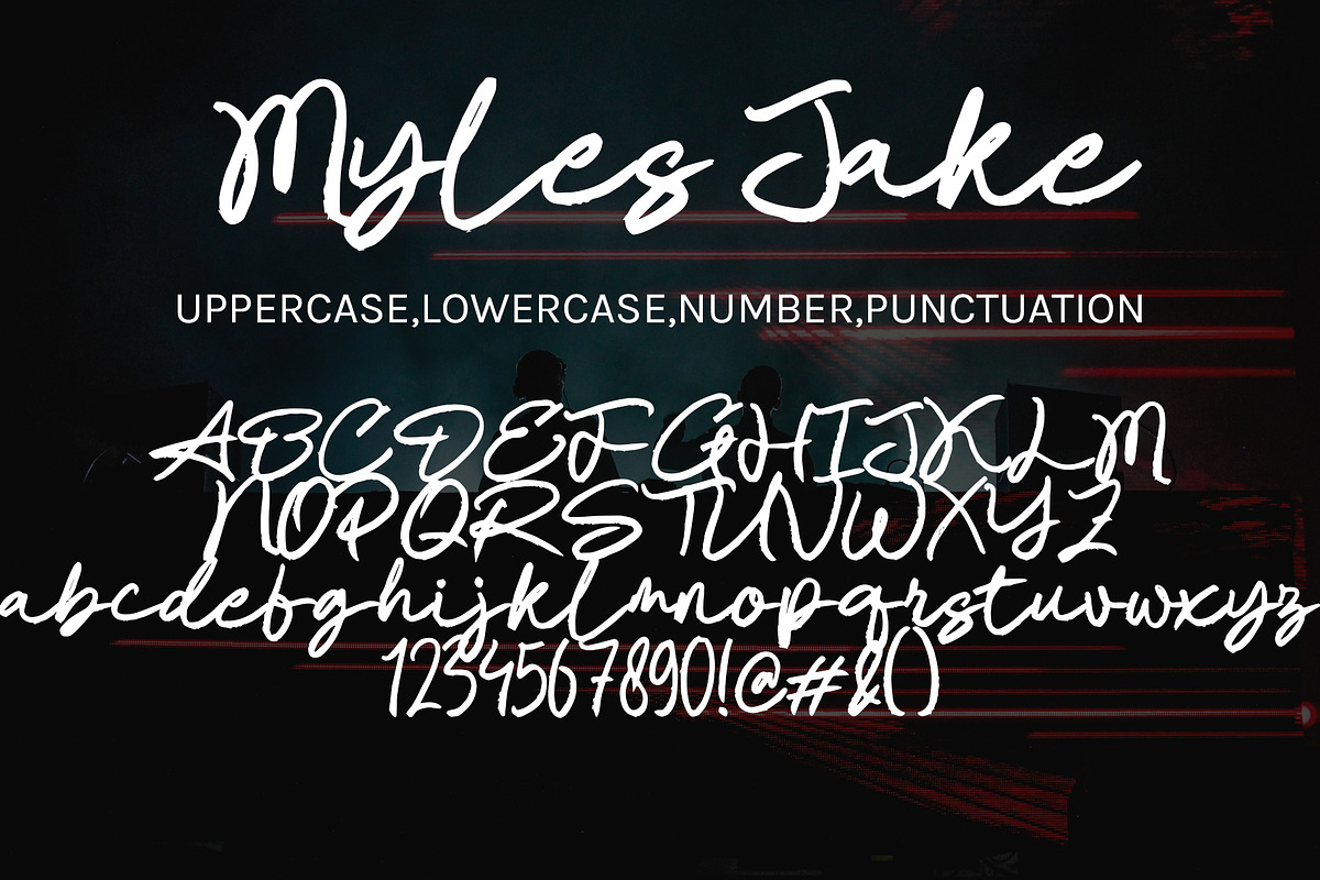 Myles Jake, a Handwritten Font by HaKi Studio (Photo 5 of 5)
