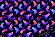 Neon Halloween Digital Paper, a Pattern Graphic by Chromolume Studio (Thumbnail 18 of 28)