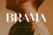 Brama - Modern Sans Font, a Sans Serif Font by Aqeel_Art (Thumbnail 1 of 7)
