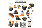 Cute Halloween Family Clipart, an Illustration by CharmClipart (Thumbnail 7 of 8)