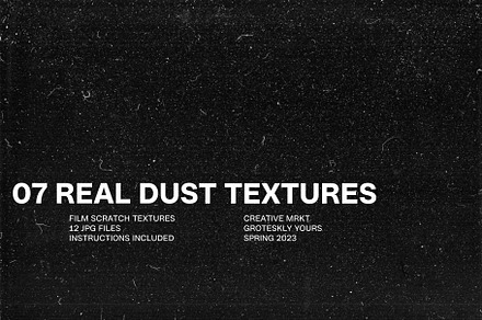REAL (!) Film Dust Photoshop Texture