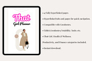 That Girl Digital Planner Canva, a Stationery Template by Designmela01 (Thumbnail 3 of 11)