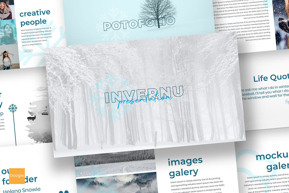 Invernu - Google Slides Template, a Presentation Template by inspirasign (Photo 1 of 5)