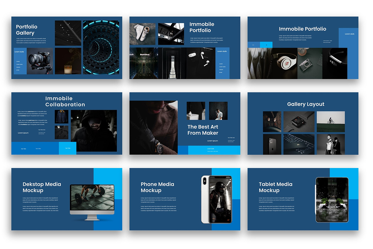 Immobile – Business Google Slide, a Presentation Template by kreatifreya (Photo 3 of 5)