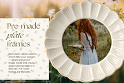 Porcelain Plates Frames Collage Kit, an Object Graphic by foxsong (Thumbnail 3 of 6)