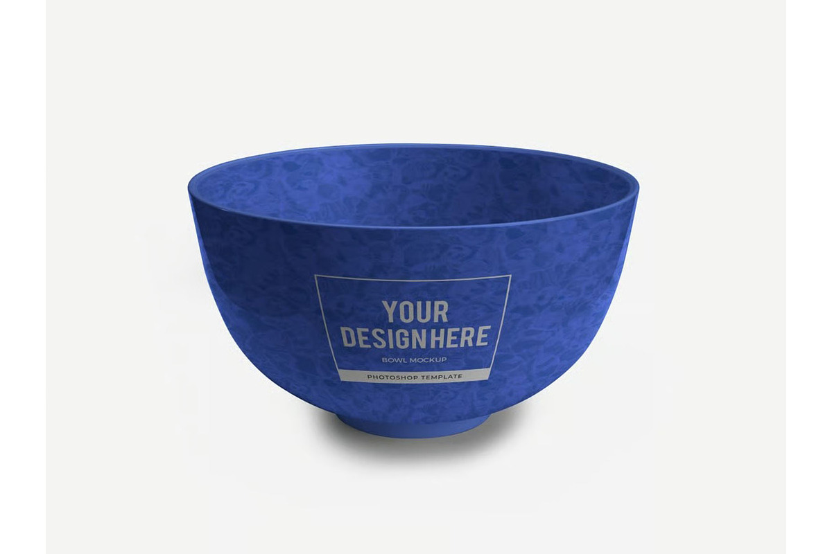 Ceramic Bowl Mockup Template Set, a Household Mockup by DesignRushMarket (Photo 4 of 11)