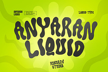 Anyaran Liquid - Display Font