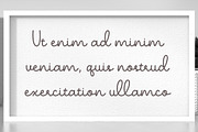 Linescape monoline script font, a Script Font by Fontcastle (Thumbnail 4 of 5)