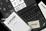 Zine Mockup Pack 4 in 1, a Books & Magazine Mockup by A-Studio (Thumbnail 15 of 17)