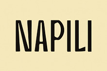 Napili | A Tropical Display Font