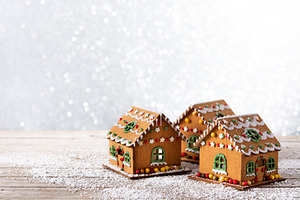 Christmas gingerbread house, a Food & Drink Photo by etorres69