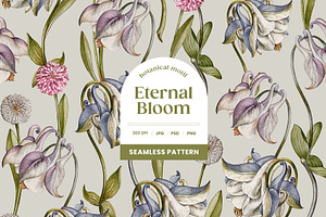 Eternal Bloom Elegant Floral Pattern