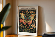 William Morris Butterfly Floral Art, a Decorative Illustration by elfy creative (Thumbnail 5 of 6)