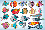 Funky Fish, an Illustration by clipick (Thumbnail 2 of 5)
