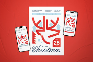 Merry Christmas Event Flyer Set, a Flyer Template by The Good Store