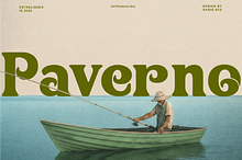 Paverno Modern Display Font