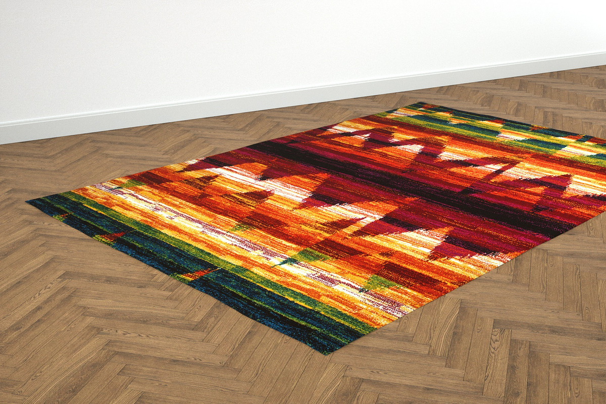 4 Colorful Rugs, a Furniture 3D Model by 3DTreatment (Photo 6 of 10)
