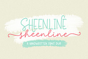 Sheenline - Cute Monoline Font Duo, a Script Font by Beautypes (Thumbnail 1 of 9)