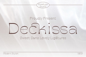 Deckissa - Lovely Serif Font