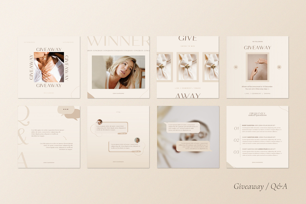Jewelry Social Media Kit CANVA, a Social Media Template by Wildnun Studio (Photo 12 of 27)