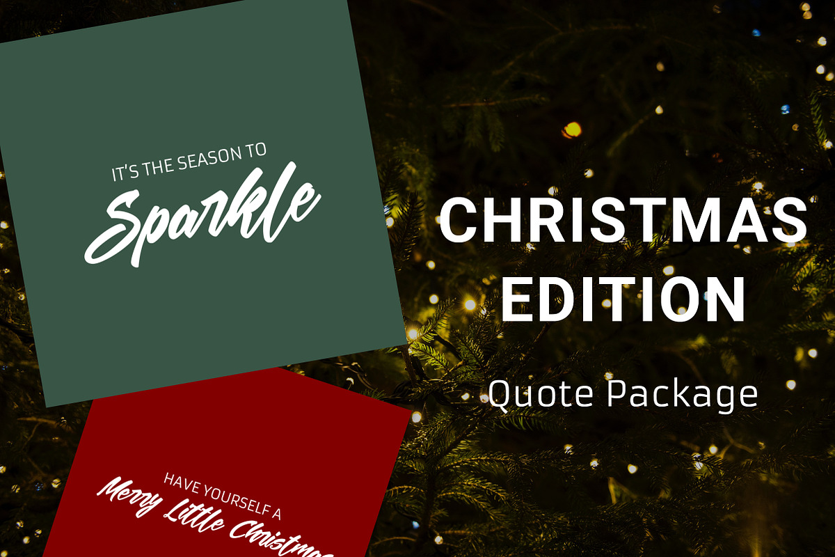 Christmas Edition - Quote Package, a Social Media Template by Annemiek van Luinen (Photo 6 of 6)