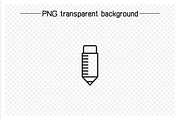 Pencil and Pen Line Icons Set, an Outline Icon by Designfour (Thumbnail 2 of 7)
