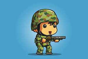 Tiny Australian Soldier