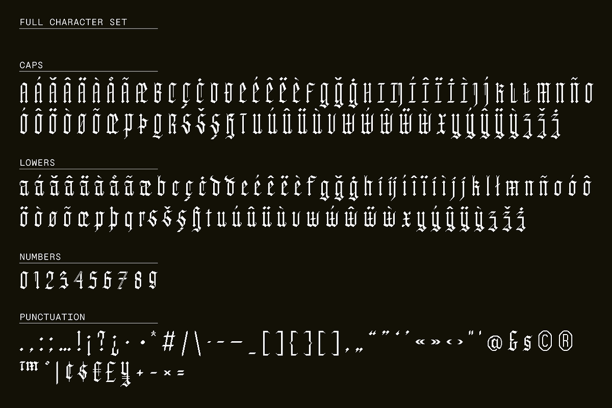 Fayte Pixel Retro Blackletter font, a Font by That That Creative (Photo 9 of 15)
