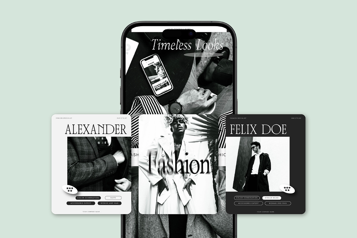 Styles - Fashion Social Media Kit, a Social Media Template by SecondBrain Store (Photo 4 of 9)