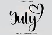 03 July, a Handwritten Font by InermediaSTUDIO (Thumbnail 1 of 8)