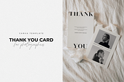Photographer Thank You Card Template, a Card Template by Blush Created (Thumbnail 2 of 8)