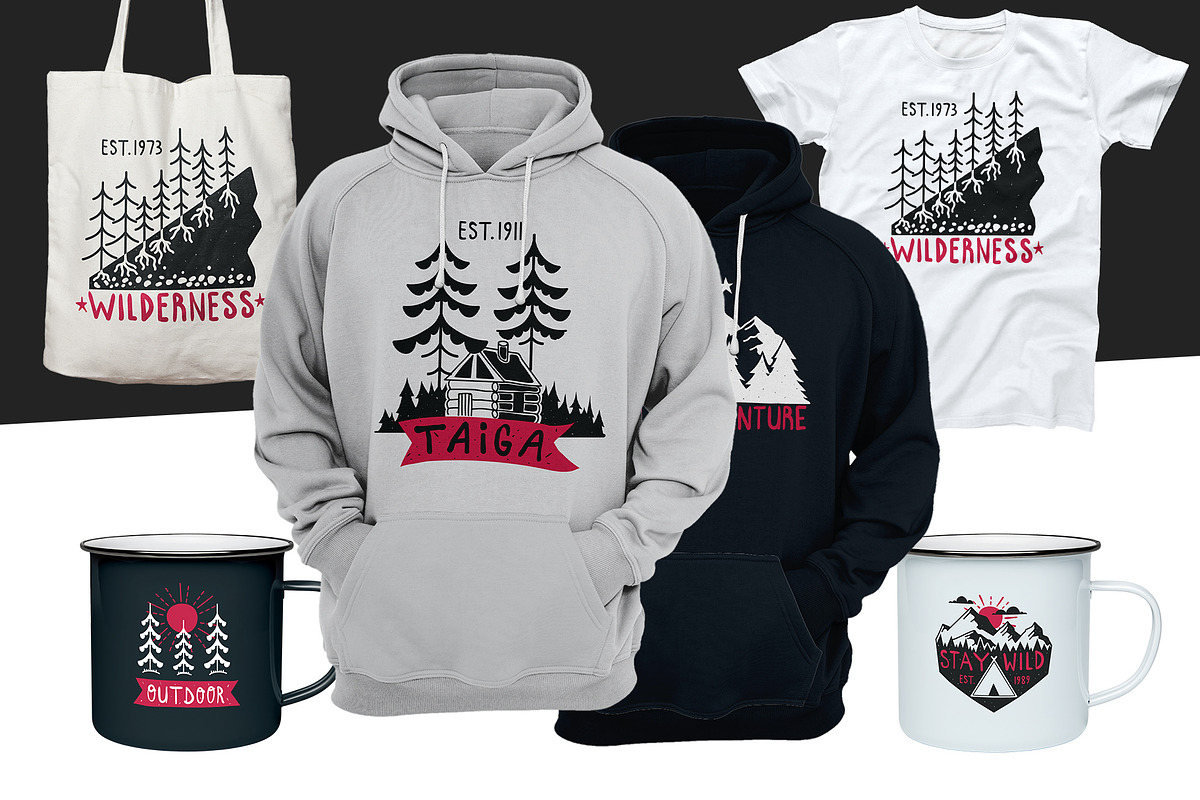 Outdoor Logo Badges, Part II, a Branding & Logo Template by 2dvillShop (Photo 4 of 9)