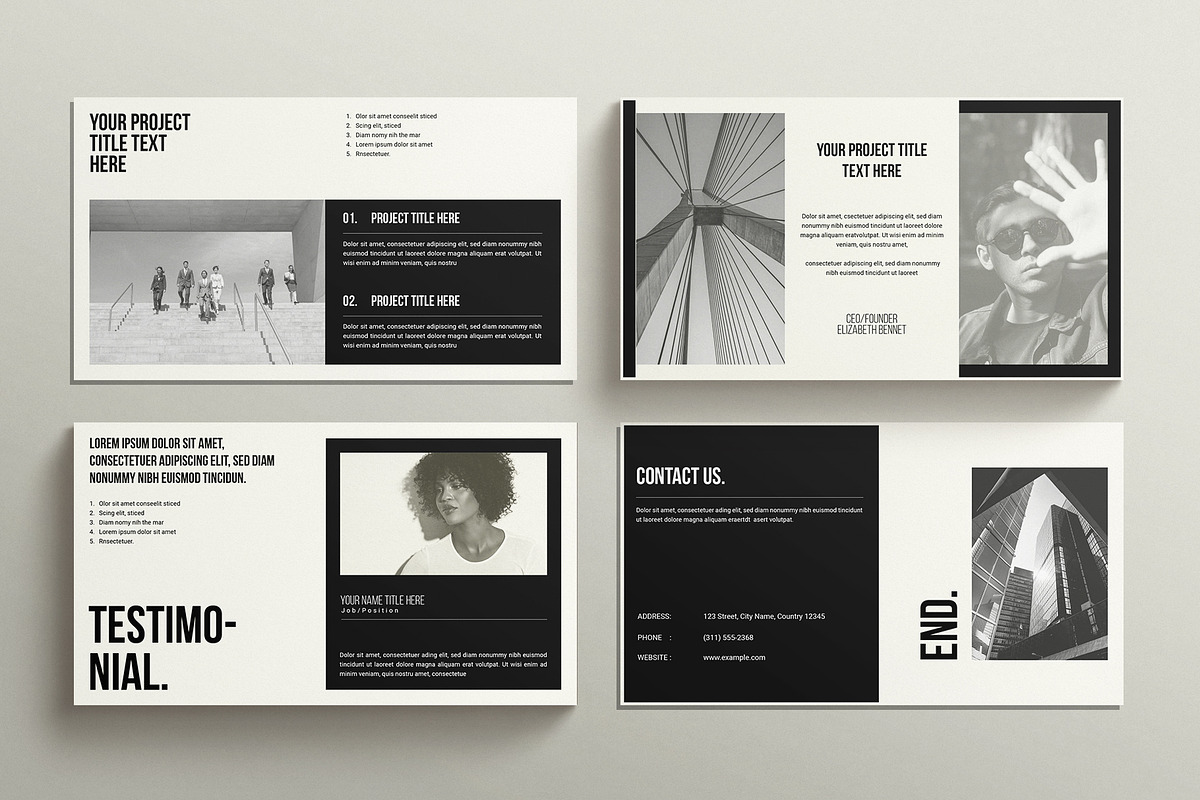 Architecture Presentation Template, a Presentation Template by E-Type (Photo 5 of 5)