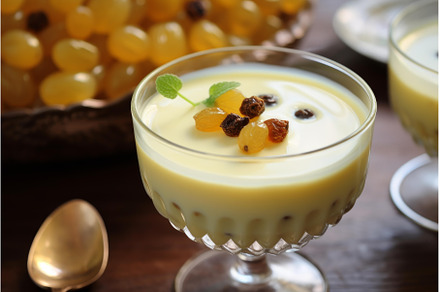 Pudding custard dessert food, a Food & Drink Photo by Ylivdesign