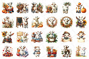 Watercolor Autumn Goat Clipart, an Illustration by DreamPrint404 (Thumbnail 5 of 6)