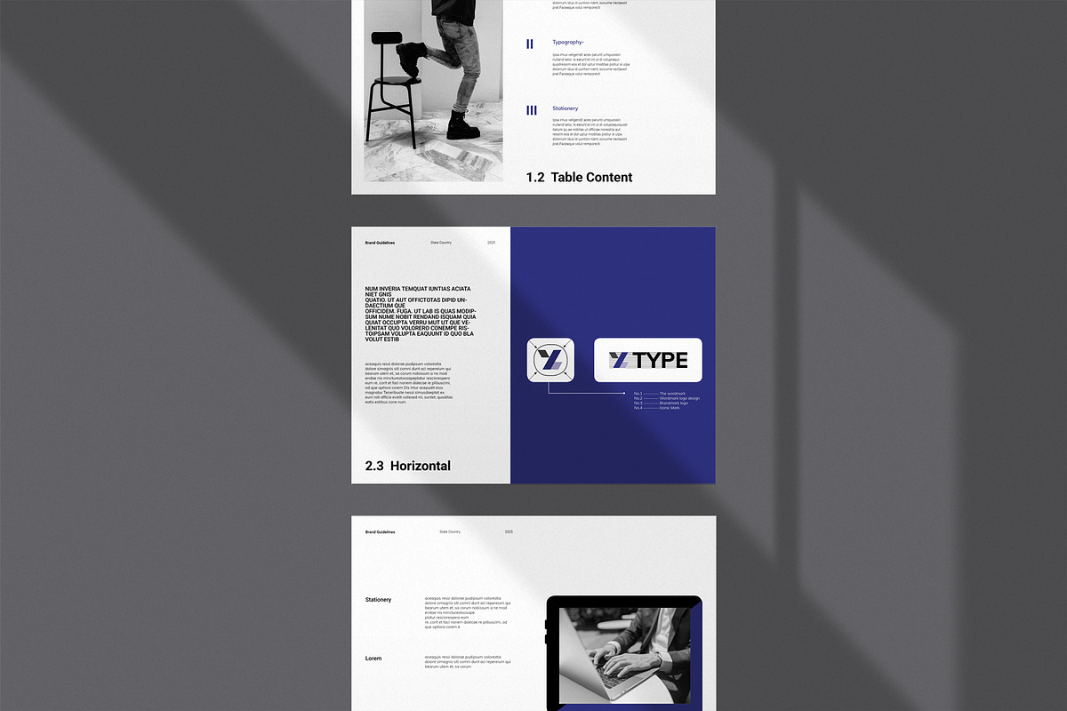 Brand Guidelines, a Brochure Template by metastudio38 (Photo 6 of 9)