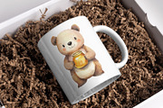 Bee and Honey Clipart Bundle, an Illustration by PassionPNGcreation (Thumbnail 12 of 12)