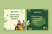 Fashion Organic Floral Shape, a Social Media Template by FoxStore (Thumbnail 2 of 3)