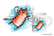 Wild Wild Cat - 14 illustrations, an Illustration by Zooza Art (Thumbnail 12 of 15)