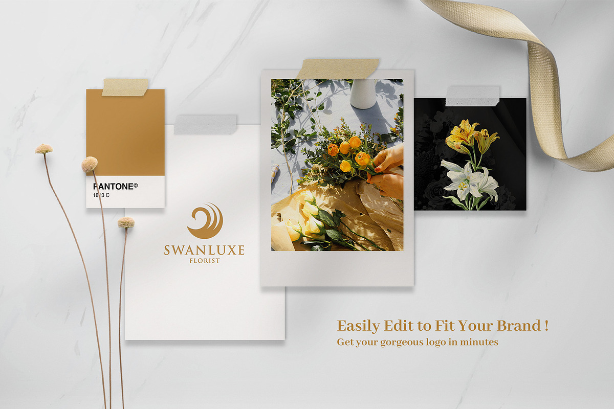 Luxury Swan & Bird Logo Collection, a Branding & Logo Template by Rukuru Studio (Photo 4 of 6)