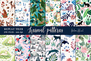 Hand painted Animal patterns, a Pattern Graphic by Fantom Fifi Art (Thumbnail 1 of 7)